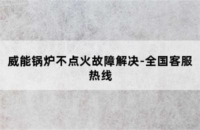 威能锅炉不点火故障解决-全国客服热线