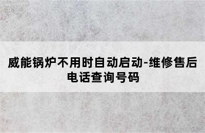 威能锅炉不用时自动启动-维修售后电话查询号码