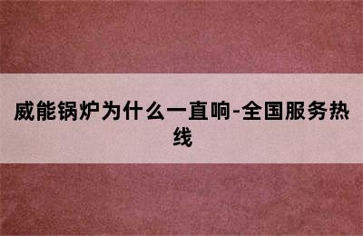 威能锅炉为什么一直响-全国服务热线