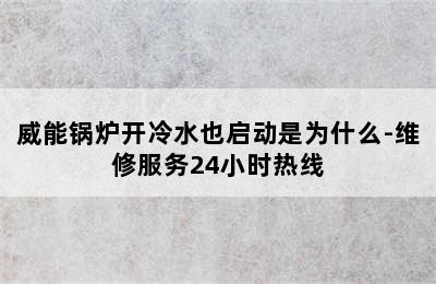 威能锅炉开冷水也启动是为什么-维修服务24小时热线