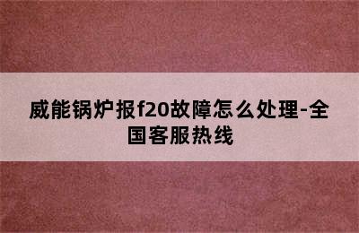 威能锅炉报f20故障怎么处理-全国客服热线