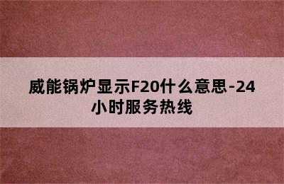 威能锅炉显示F20什么意思-24小时服务热线