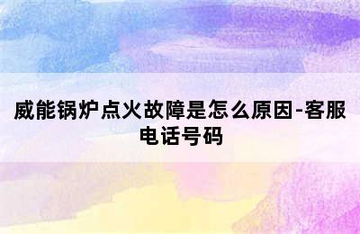 威能锅炉点火故障是怎么原因-客服电话号码