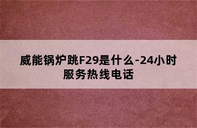 威能锅炉跳F29是什么-24小时服务热线电话