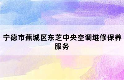 宁德市蕉城区东芝中央空调维修保养服务