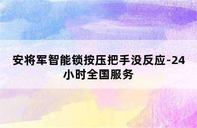 安将军智能锁按压把手没反应-24小时全国服务