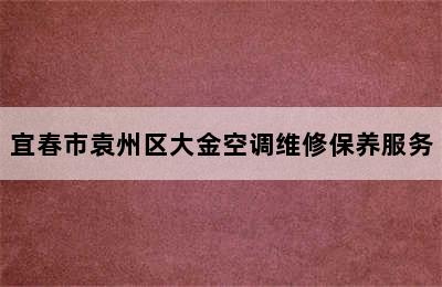 宜春市袁州区大金空调维修保养服务