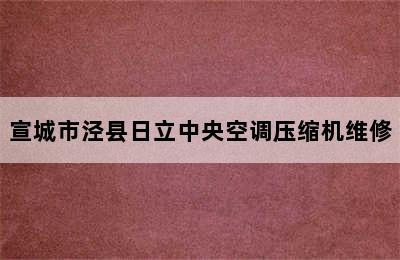 宣城市泾县日立中央空调压缩机维修