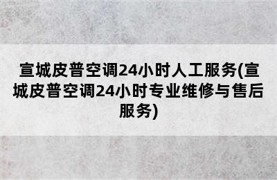 宣城皮普空调24小时人工服务(宣城皮普空调24小时专业维修与售后服务)