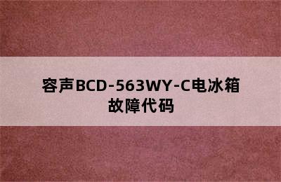 容声BCD-563WY-C电冰箱故障代码