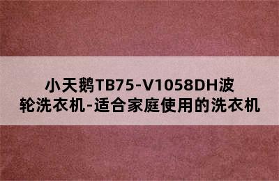 小天鹅TB75-V1058DH波轮洗衣机-适合家庭使用的洗衣机