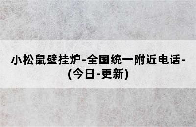 小松鼠壁挂炉-全国统一附近电话-(今日-更新)