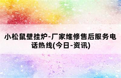 小松鼠壁挂炉-厂家维修售后服务电话热线(今日-资讯)