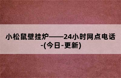 小松鼠壁挂炉——24小时网点电话-(今日-更新)