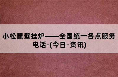 小松鼠壁挂炉——全国统一各点服务电话-(今日-资讯)