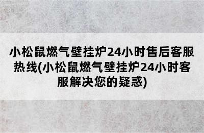 小松鼠燃气壁挂炉24小时售后客服热线(小松鼠燃气壁挂炉24小时客服解决您的疑惑)