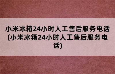 小米冰箱24小时人工售后服务电话(小米冰箱24小时人工售后服务电话)