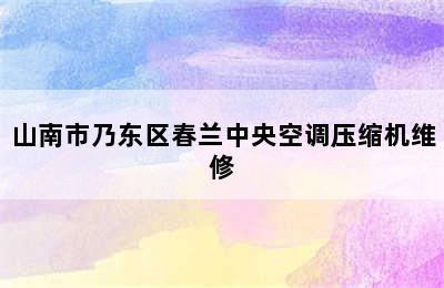 山南市乃东区春兰中央空调压缩机维修