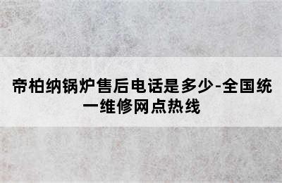 帝柏纳锅炉售后电话是多少-全国统一维修网点热线