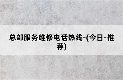 年代壁挂炉/总部服务维修电话热线-(今日-推荐)