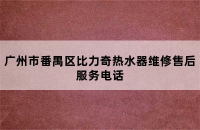 广州市番禺区比力奇热水器维修售后服务电话