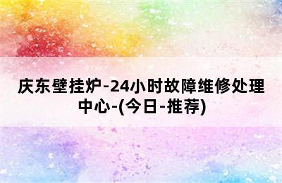 庆东壁挂炉-24小时故障维修处理中心-(今日-推荐)