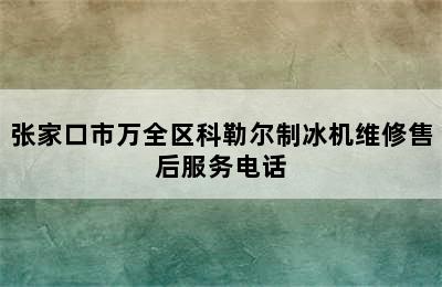 张家口市万全区科勒尔制冰机维修售后服务电话