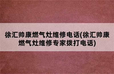 徐汇帅康燃气灶维修电话(徐汇帅康燃气灶维修专家拨打电话)