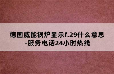 德国威能锅炉显示f.29什么意思-服务电话24小时热线