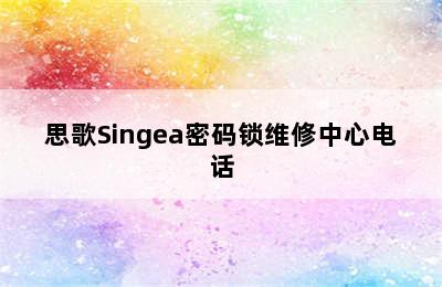 思歌Singea密码锁维修中心电话