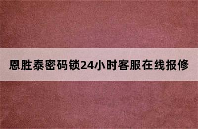 恩胜泰密码锁24小时客服在线报修