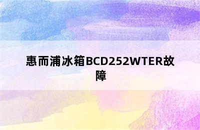 惠而浦冰箱BCD252WTER故障