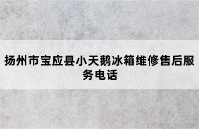 扬州市宝应县小天鹅冰箱维修售后服务电话