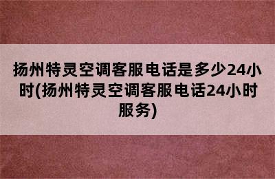 扬州特灵空调客服电话是多少24小时(扬州特灵空调客服电话24小时服务)