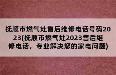 抚顺市燃气灶售后维修电话号码2023(抚顺市燃气灶2023售后维修电话，专业解决您的家电问题)