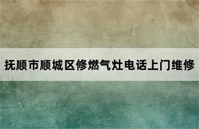 抚顺市顺城区修燃气灶电话上门维修