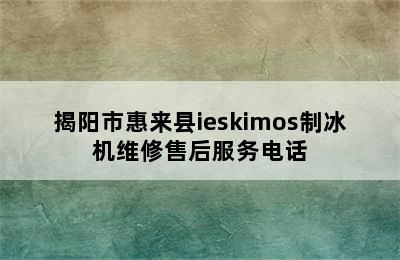 揭阳市惠来县ieskimos制冰机维修售后服务电话