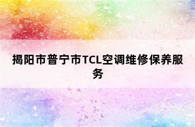 揭阳市普宁市TCL空调维修保养服务