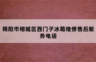 揭阳市榕城区西门子冰箱维修售后服务电话