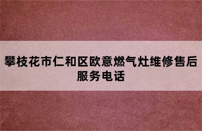 攀枝花市仁和区欧意燃气灶维修售后服务电话