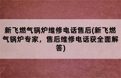 新飞燃气锅炉维修电话售后(新飞燃气锅炉专家，售后维修电话获全面解答)