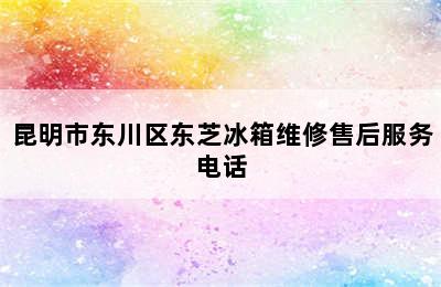 昆明市东川区东芝冰箱维修售后服务电话