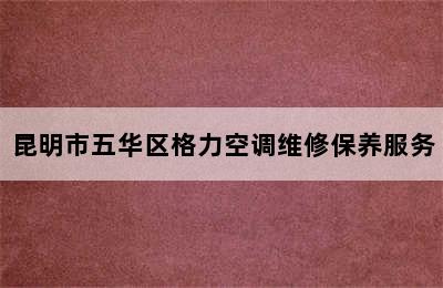 昆明市五华区格力空调维修保养服务