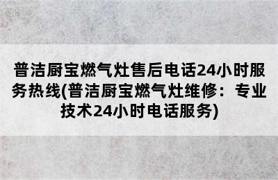 普洁厨宝燃气灶售后电话24小时服务热线(普洁厨宝燃气灶维修：专业技术24小时电话服务)