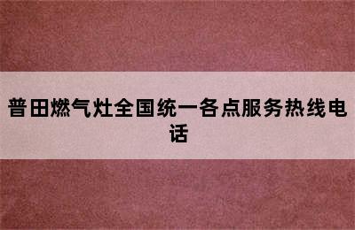 普田燃气灶全国统一各点服务热线电话