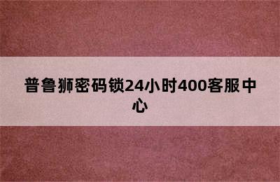 普鲁狮密码锁24小时400客服中心