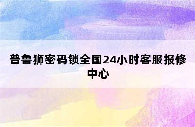 普鲁狮密码锁全国24小时客服报修中心