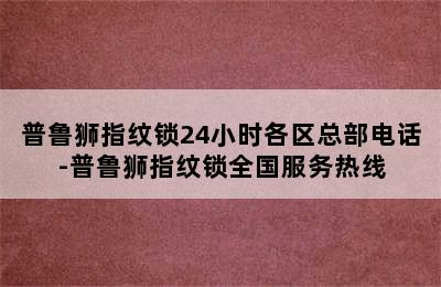 普鲁狮指纹锁24小时各区总部电话-普鲁狮指纹锁全国服务热线