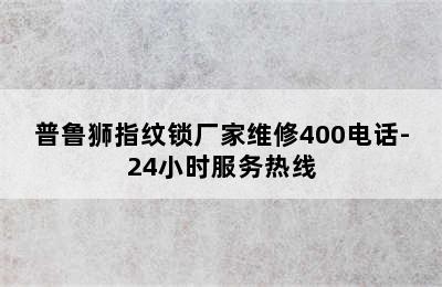 普鲁狮指纹锁厂家维修400电话-24小时服务热线