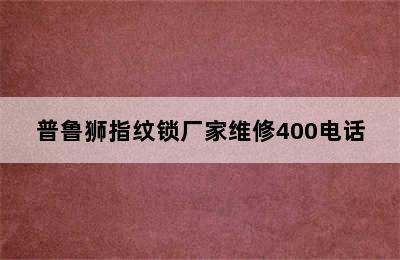 普鲁狮指纹锁厂家维修400电话